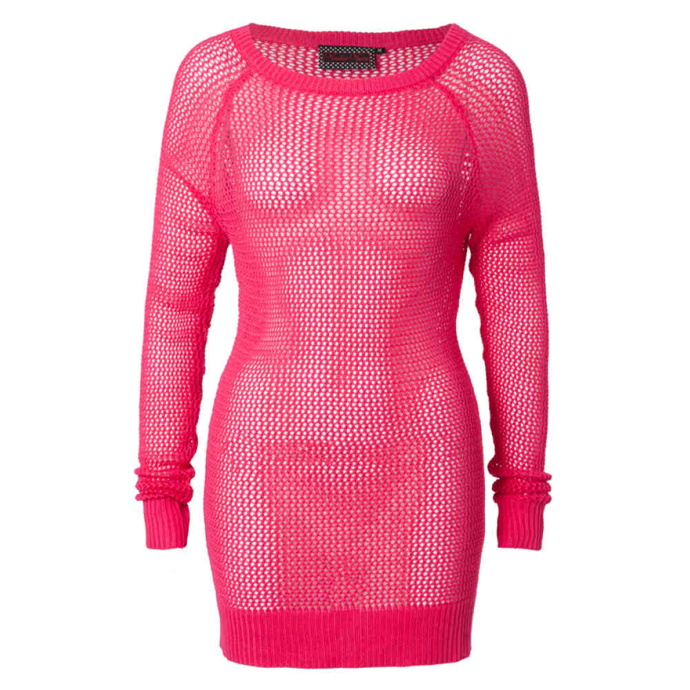 Jawbreaker - Pink Mesh Sweater/trui - Roze